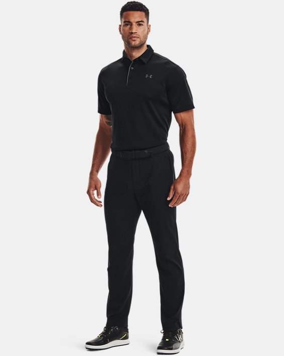 เสื้อโปโล UA Tech™ สำหรับผู้ชาย in Black image number 2